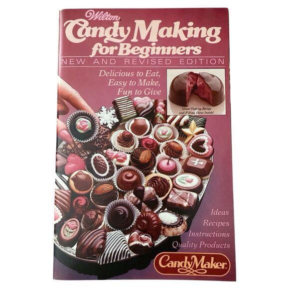 Lot 3 Vintage Candy Making Books Wilton Beginners How to Mold Fancy Recipes - Picture 4 of 7